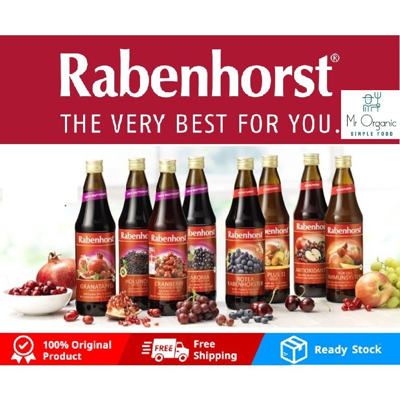 Rabenhorst Organic Juice (Cherry/ Blueberry/ Apple/ Cranberry/ Prune ...