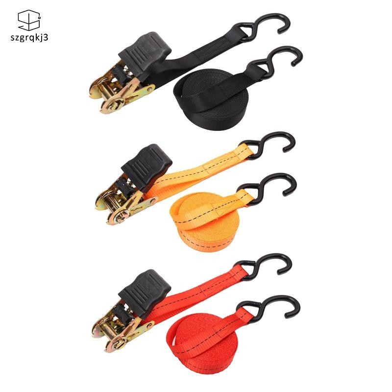 [szgrqkj3] Cargo Ratchet Strap Working Load Capacity Ratchet Securing