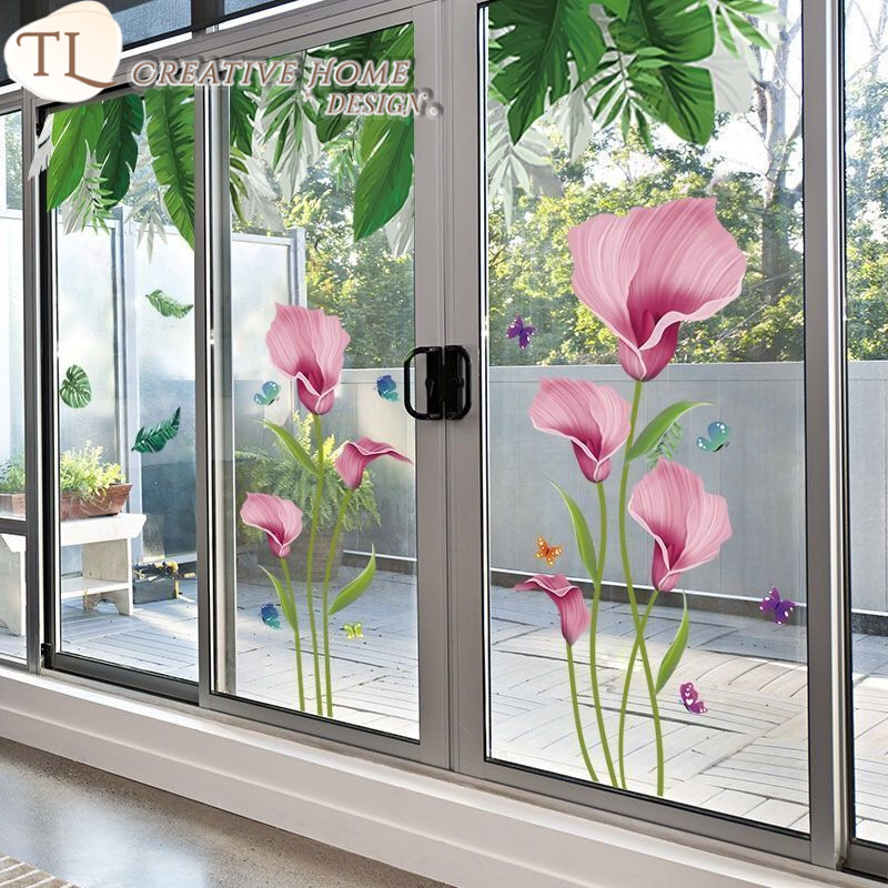 Glass Stickers Window Grilles Stickers Balcony Kitchen Door Stickers