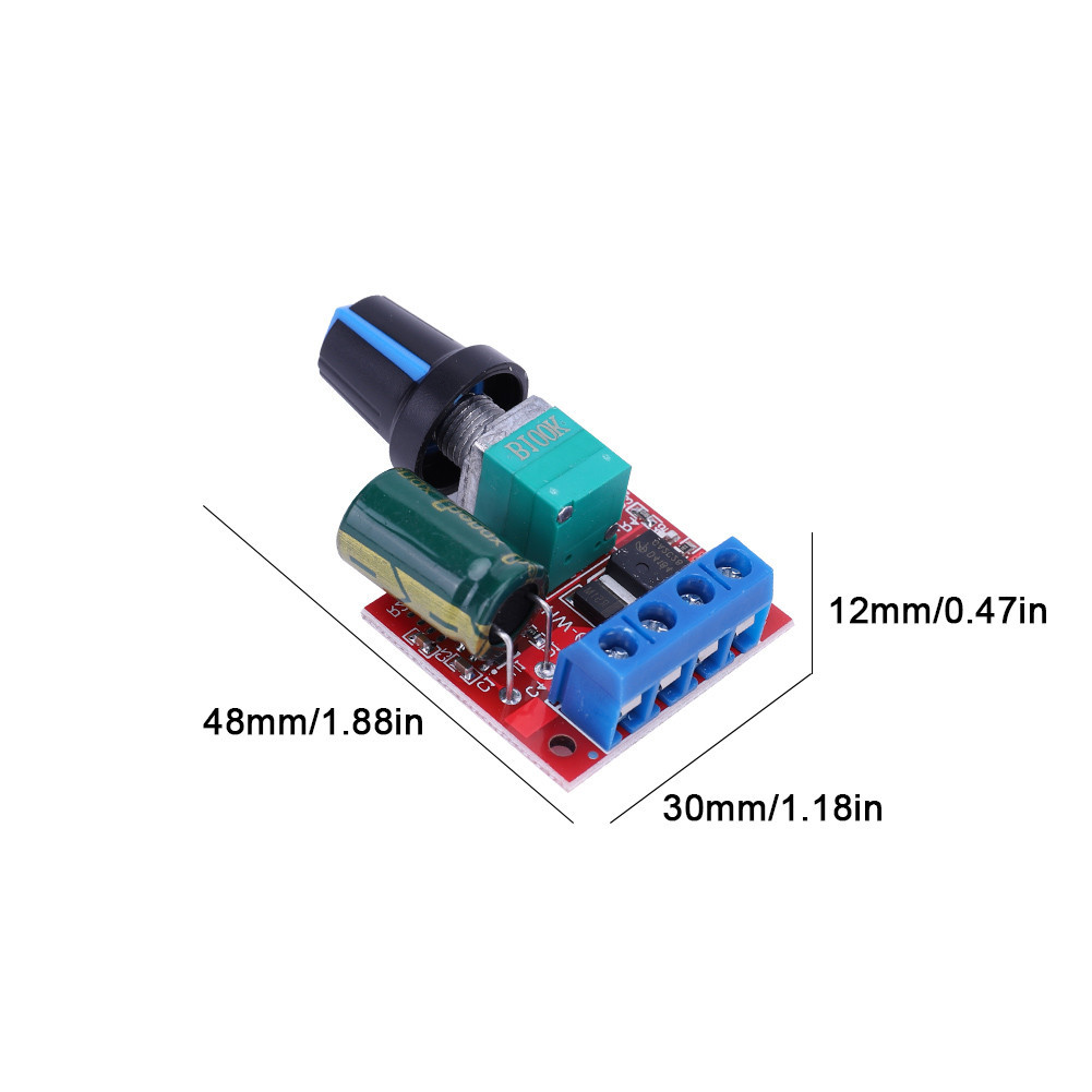 PWM DC Motor PWM Controller 5A 90W Motor Governor Switch Module ...
