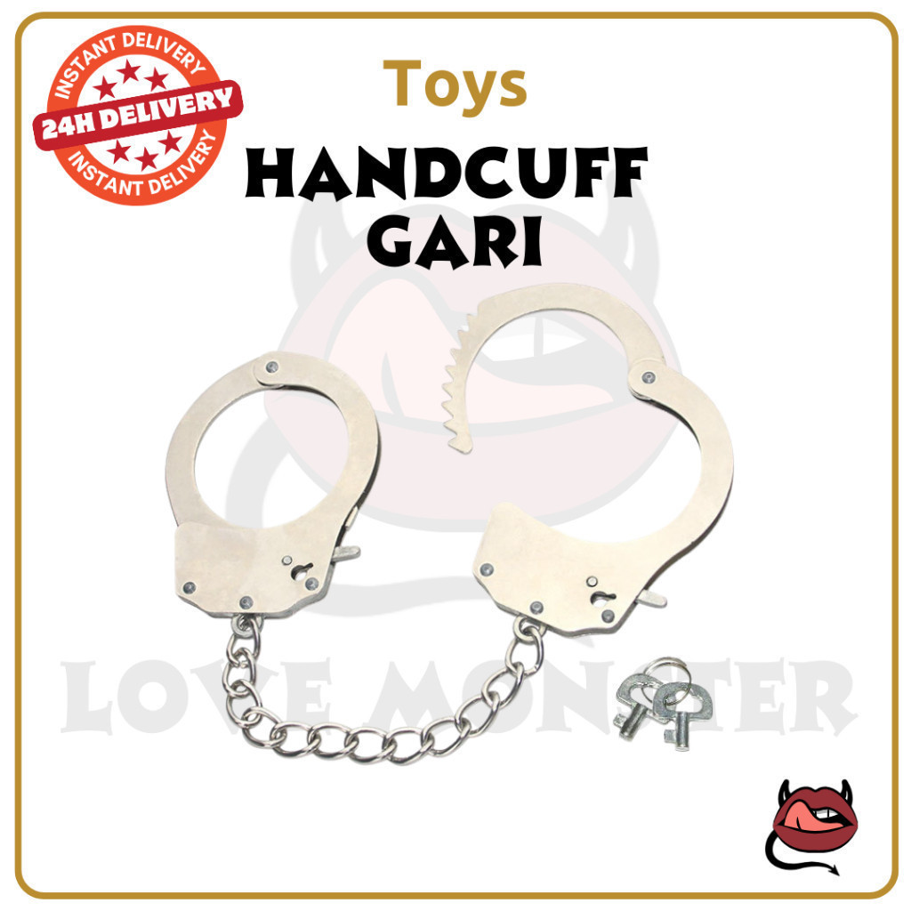 Fake Police Metal Handcuff Toy Set Gari Tangan Polis Peralatan Mainan ...