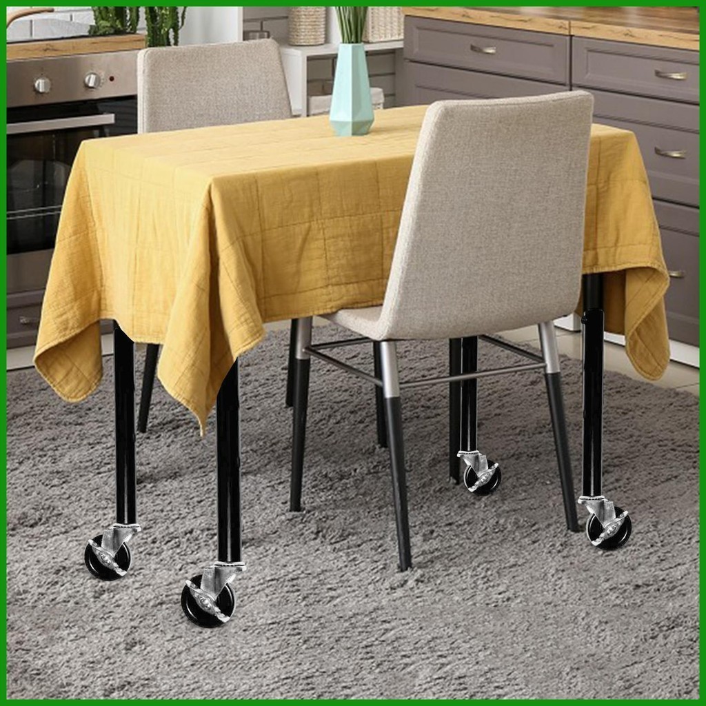 Folding Table Leg Extenders 4pcs Folding Table Leg Extension Riser Steel Folding Table Leg