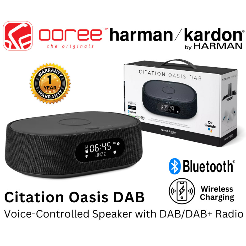 HARMAN KARDON CITATION OASIS DAB VOICE-CONTROLLED SPEAKER WITH DAB/DAB+ ...