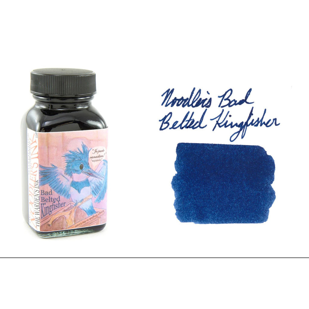 Noodler's Fountain Pen Ink // Bad Belted Kingfisher (Bulletproof ...