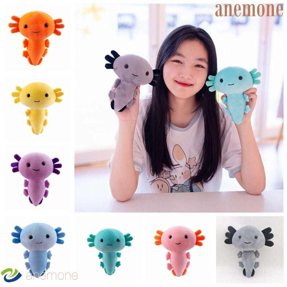 ANEMONE 20cm Axolotl Plush Toy, Plushie Axolotl Salamander Axolotl ...