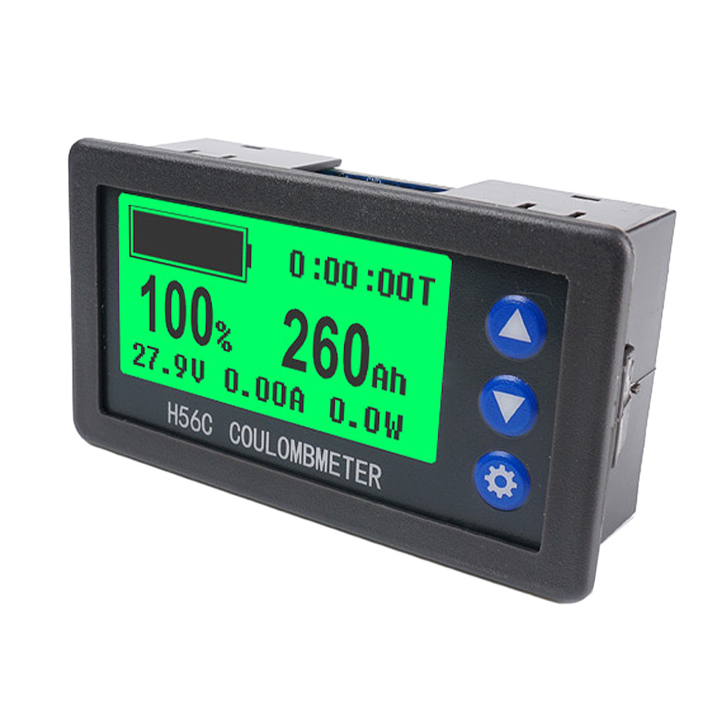 DIYMORE H56CS LCD Battery Level Indicator Voltage Current Power Meter ...