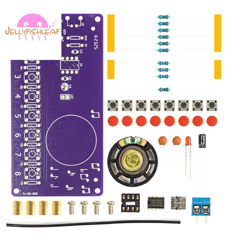 EQKIT? Simple Electronic Organ Kit DIY NE555 Soldering Practice Board Multi-notes Keyboard Set