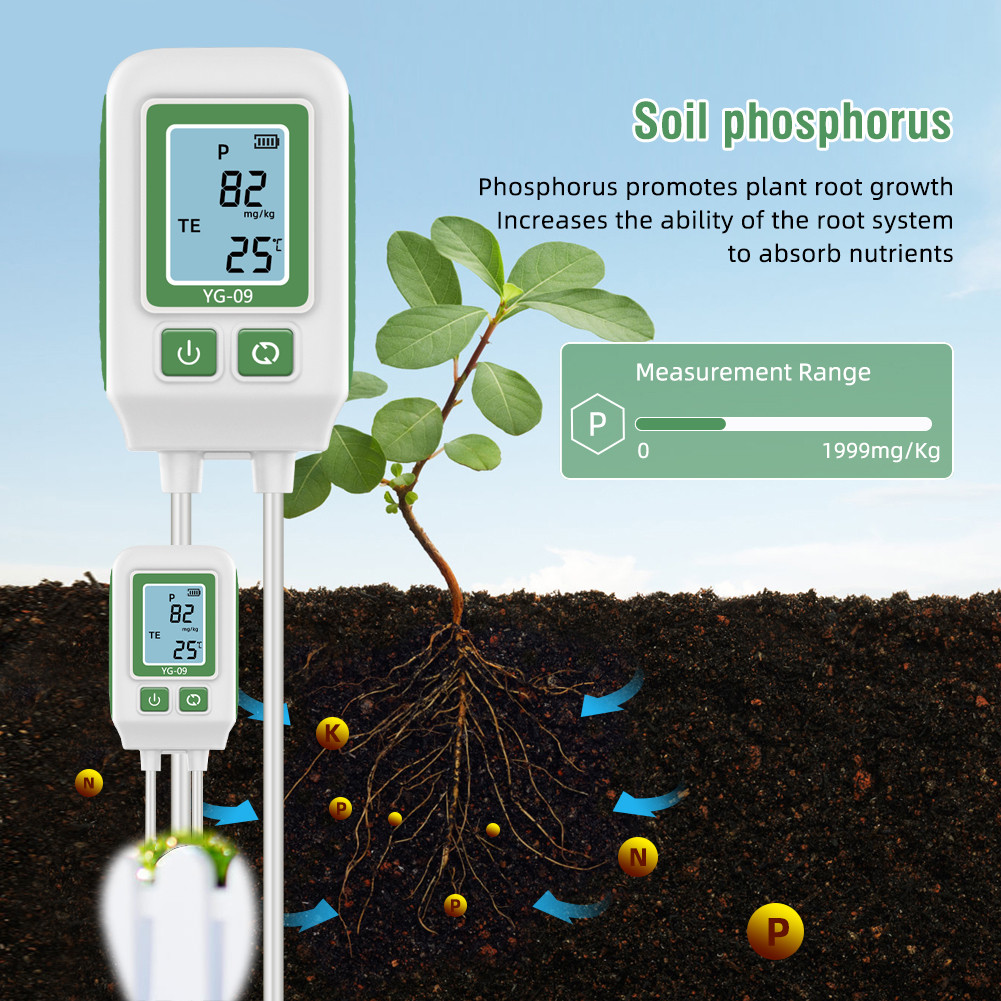 Soil NPK Analyzers Meter 0-1999mg/kg Dual Needle Nutrient Analyzer Soil ...