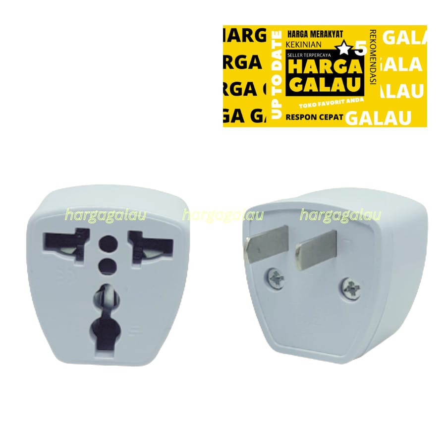 Japanese Two Leg Power Plug 2-Pin Flat Travel Adapter USA Japan Canada ...