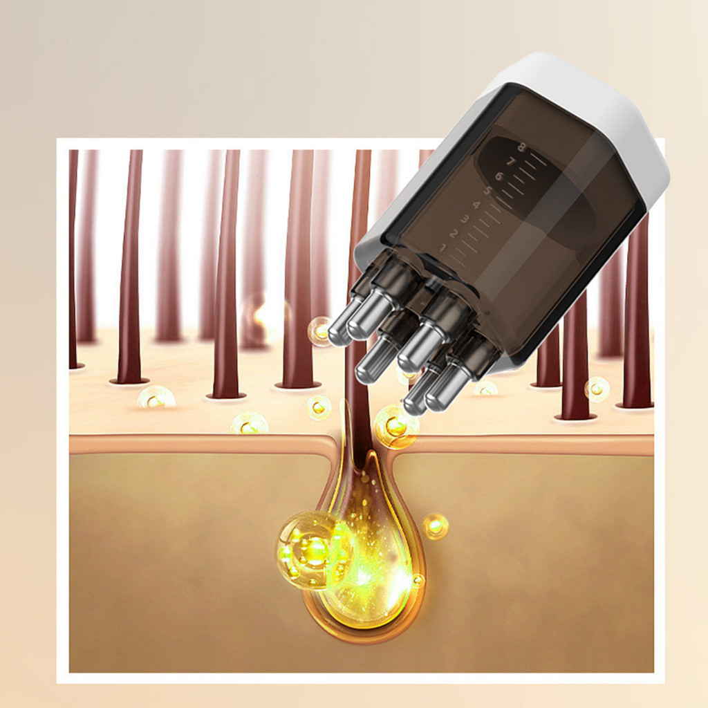 Scalp Massager Brush Hair Oil Dispenser Portable Scalp Massager Comb for Hair Growth Essential