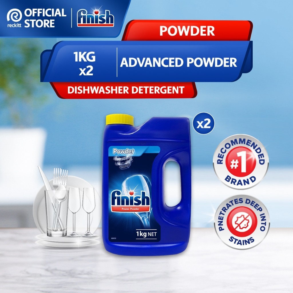 Finish Dishwasher Cleaning Powder (1kg x 2) Shopee Malaysia