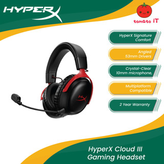 HyperX Cloud II Wireless - Gaming Headset (Black-Red)