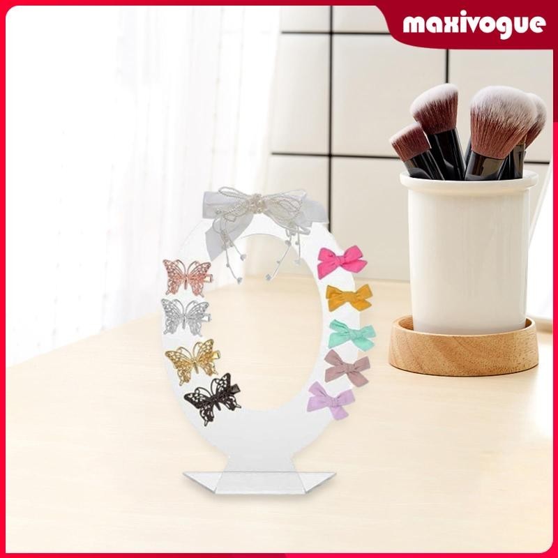 [MaxivogueMY] Hair Clip Display Stand Acrylic Hair Clip Organizer Girl