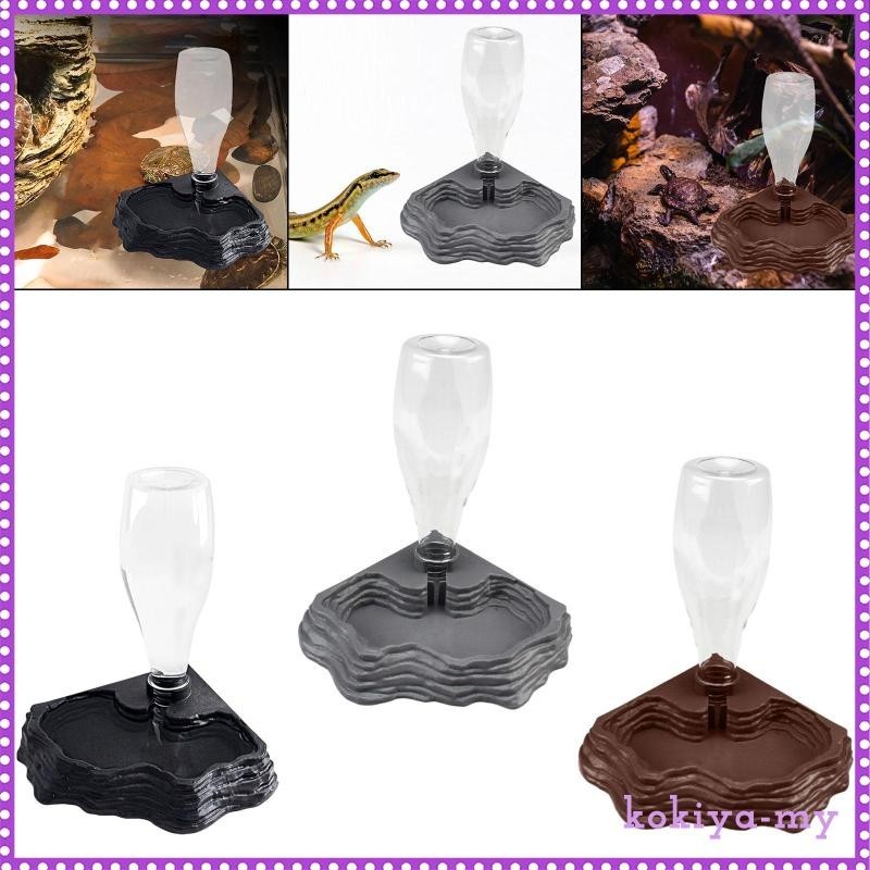 [KokiyaMY] Automatic Reptile Water Dispenser Feeding Dish Turtle Water