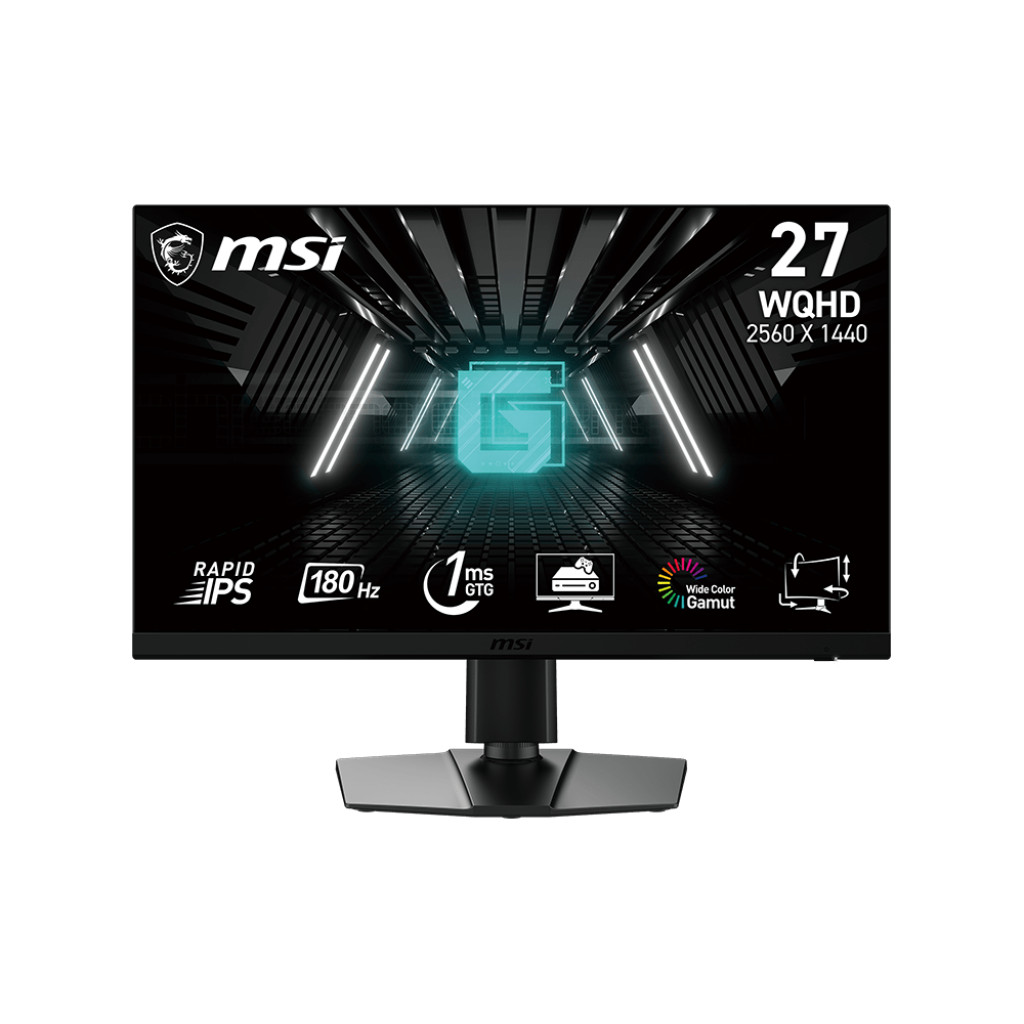 MSI 27" G272QPF-E2 Rapid IPS WQHD 180Hz 1ms Adaptive Sync Frameless ...