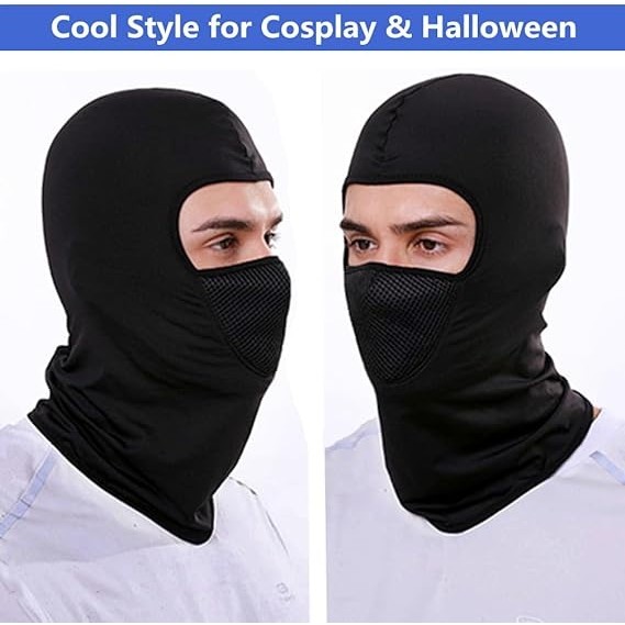 Fuinloth Balaclava Ski Mask, Motorcycle UV Protector Scarf, Summer Cooling Neck Gaiter for Men/Women