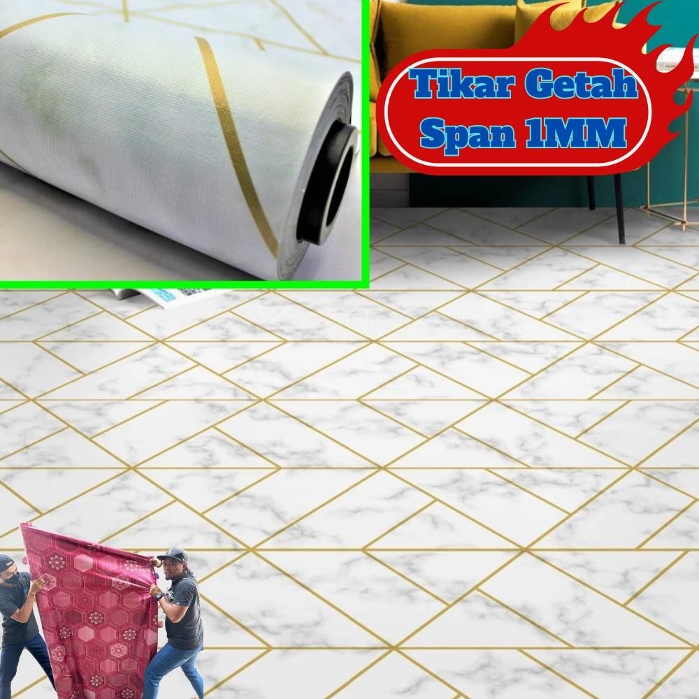 New Brand Home And Living Floor Rubber Mat Tikar Getah Span 15 Meter X ...