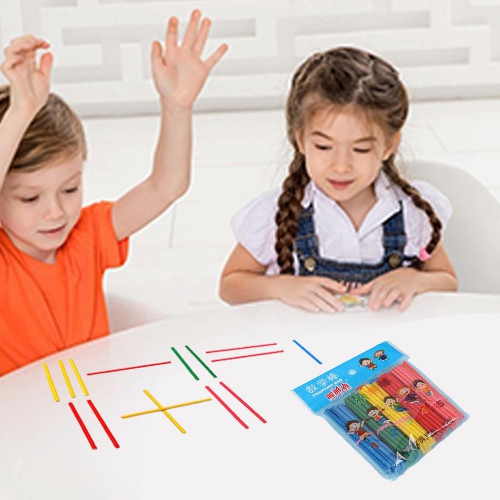 100pcs/Pack Math Sticks Educational Teaching Arithmetic Counting Stick ...