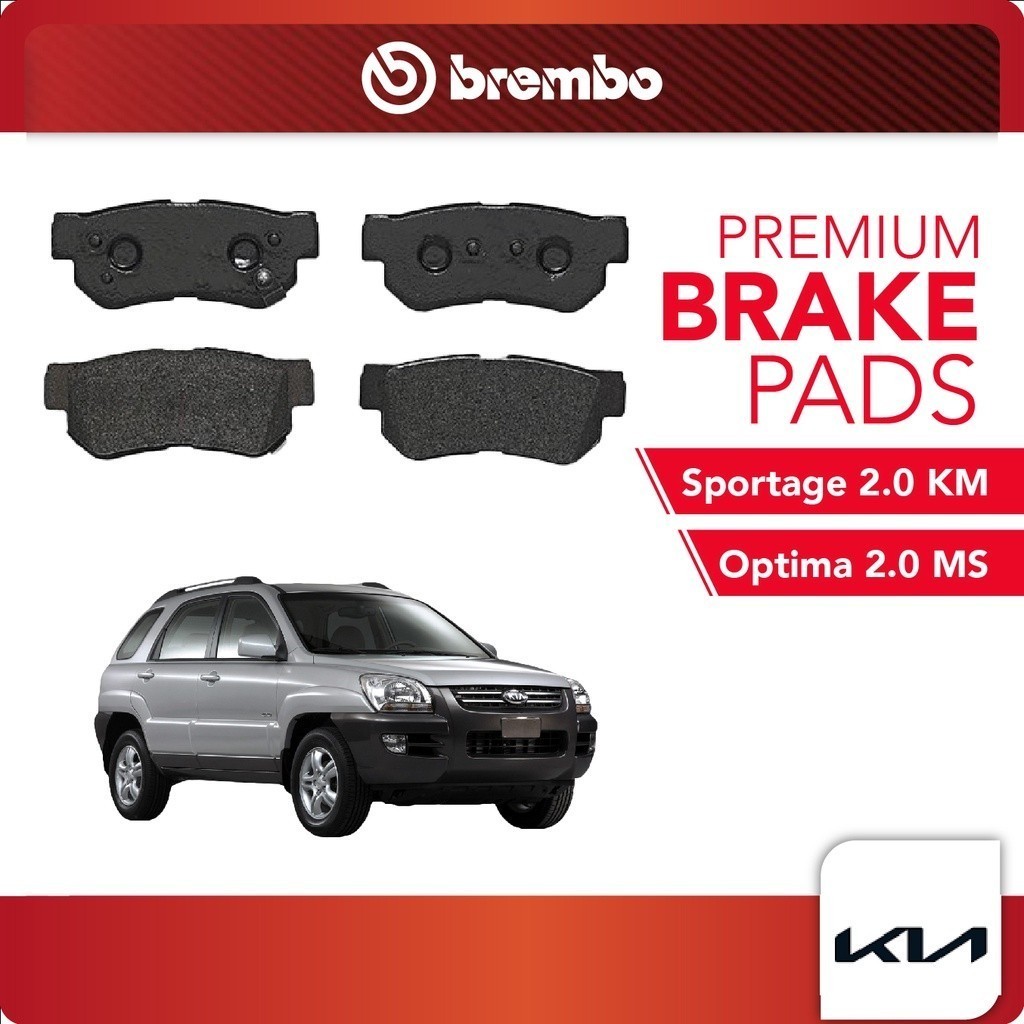 Rear Brake Pads For Kia Sportage 2.0 CRDi 2015-2022 – OE-Quality Akebono-Style Set Of 4