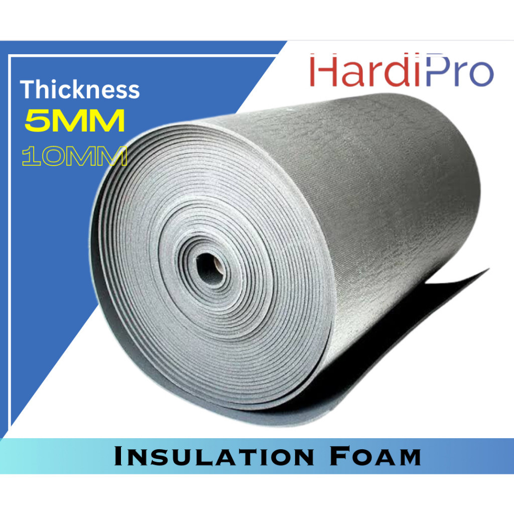 5mm 196mil Car Heat Insulation Foam Roll Self-Adhesive Thermal Barrier
