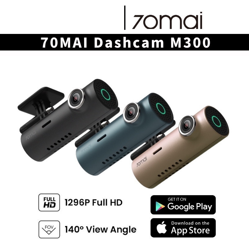 thumbnail image 2 of 70mai Dash Cam M300 – 1296P Smart Wi-Fi Dash Camera (English Version) 2 of 6