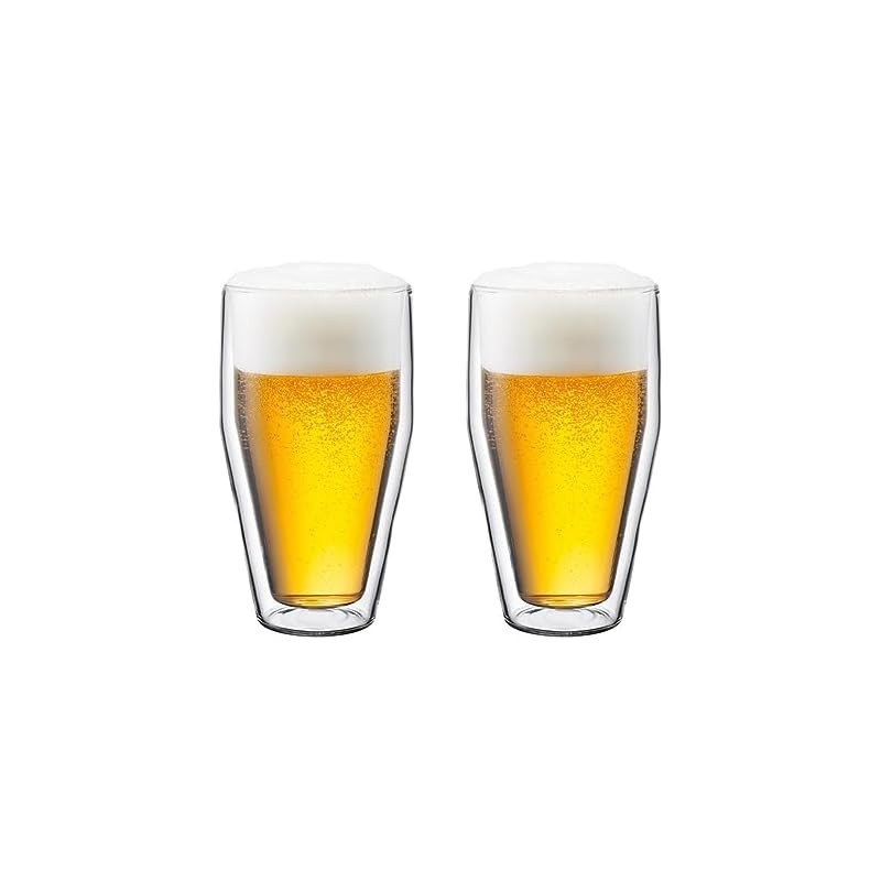 From JAPAN]BODUM BODUM Glass Cup Tumbler TITLIS Titlis Double Wall Glass 450ml Set of 2