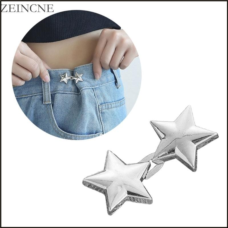 Zein Star Shaped Jean Button Clasps Adjustable Jean Waist Buckle ...