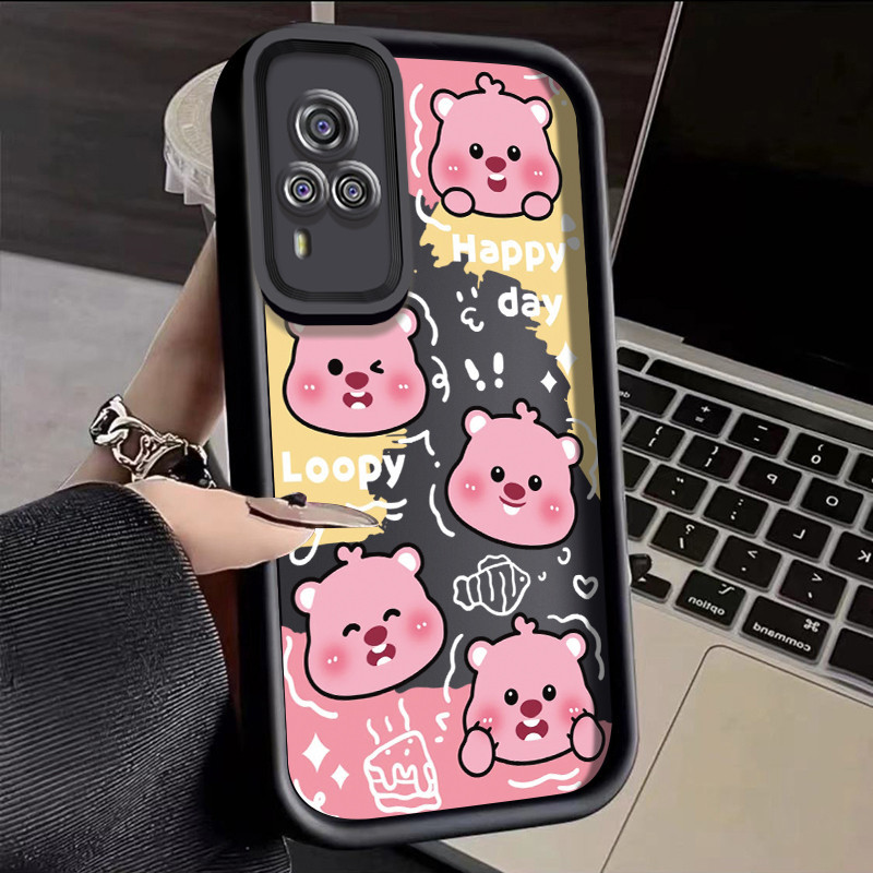 For VIVO Y51 2020 Y51A 2020 Y31 2020 Y53s Y33 Case Cartoon Loopy Angel