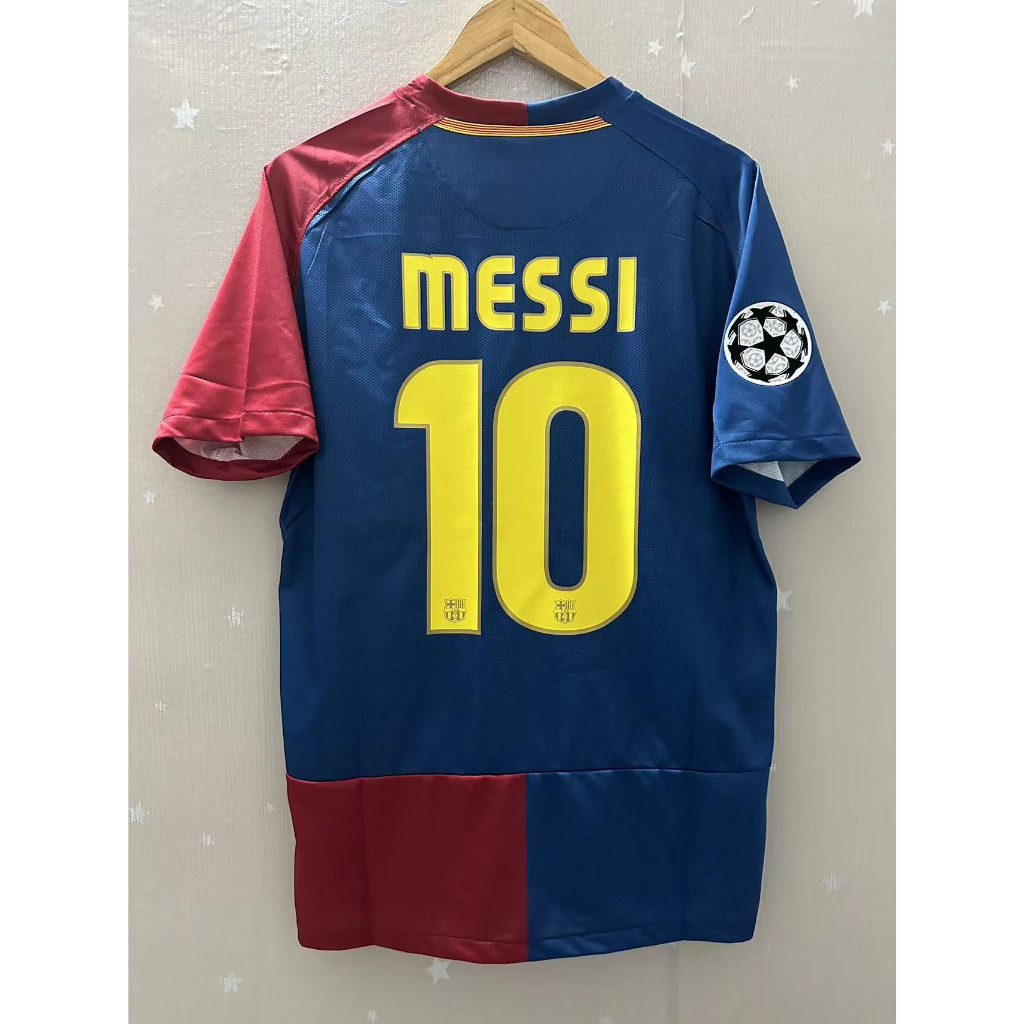 08-09 Barcelona Top Quality Home Retro Soccer Jersey custom T-shirt ...