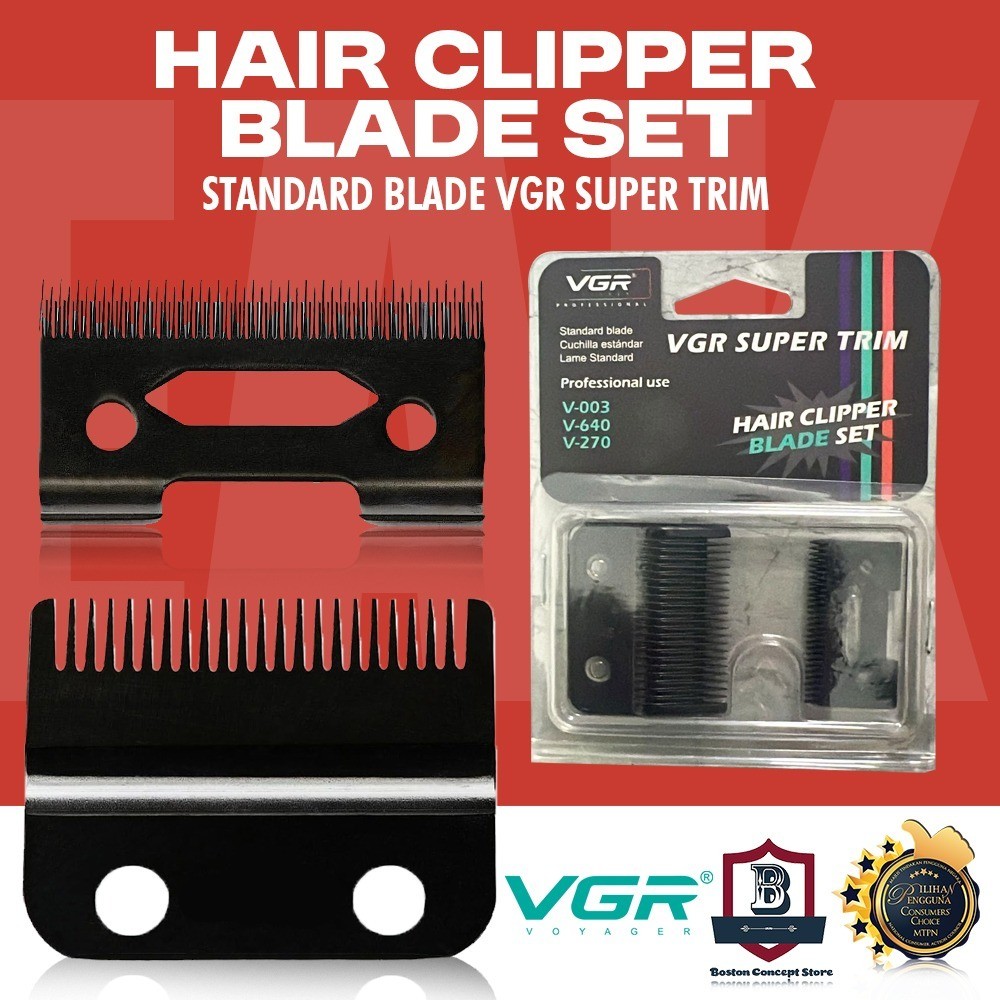 VGR Spare Parts Hair Clipper Trimmer Replacement Cutter Head Barber ...