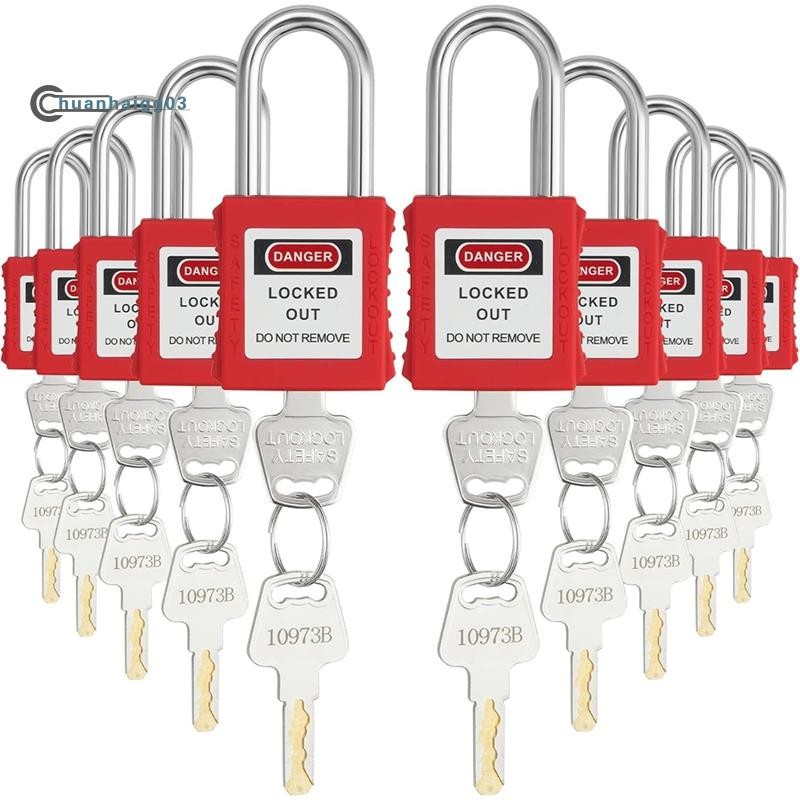 .Lockout Tagout Locks Set,10 PCS Safety Lockout Padlocks,Lock Out Tag ...