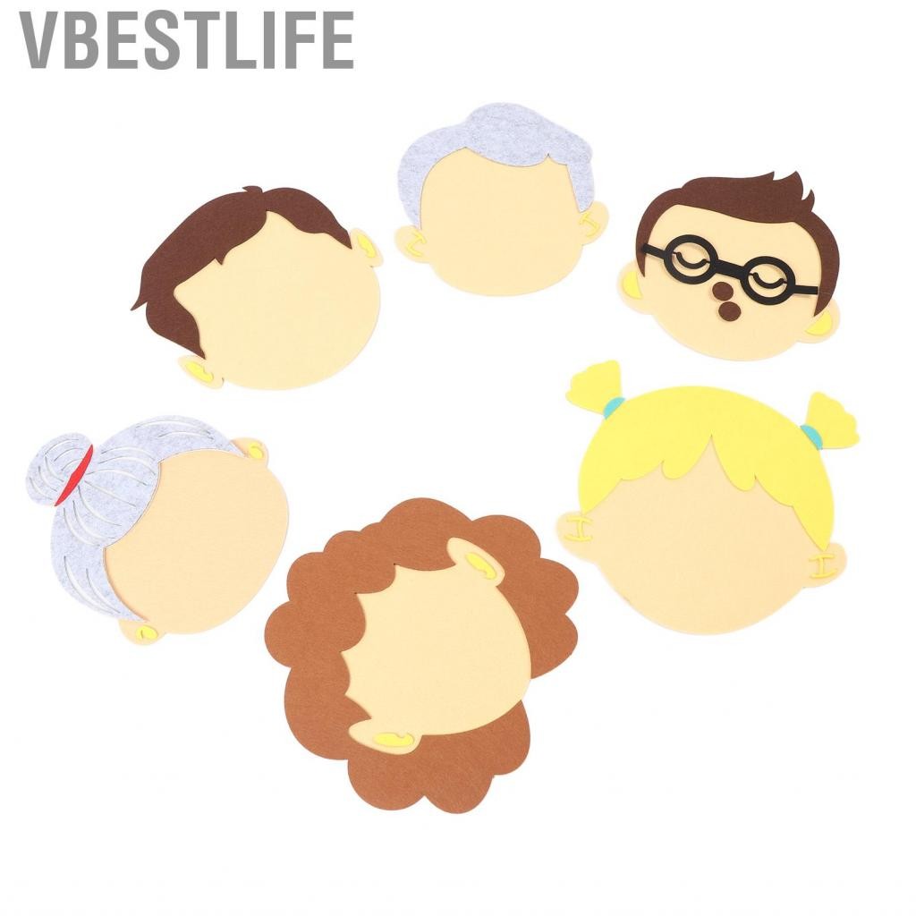 VBESTLIFE Educational Preschool Learning Sensory Toy Funny Faces Games ...