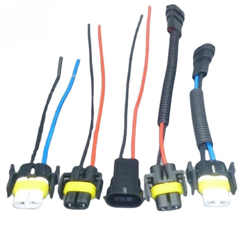 1PCS H8 H9 H11 9006 Wiring Harness Socket Car Wire Connector Cable Plug ...