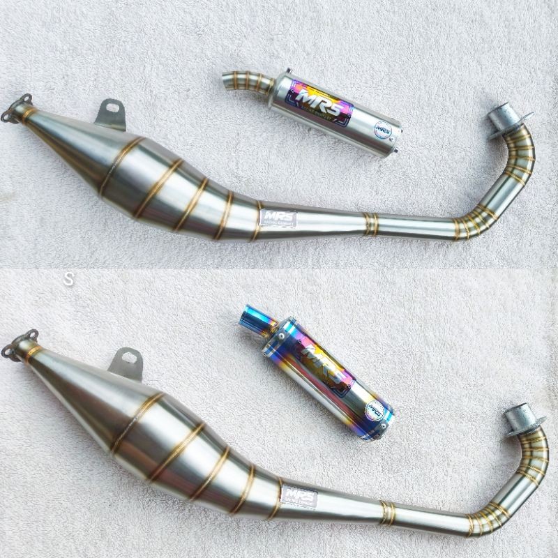 Original MRS Racing Satria Hiu Lumba Exhaust Standard Side ...
