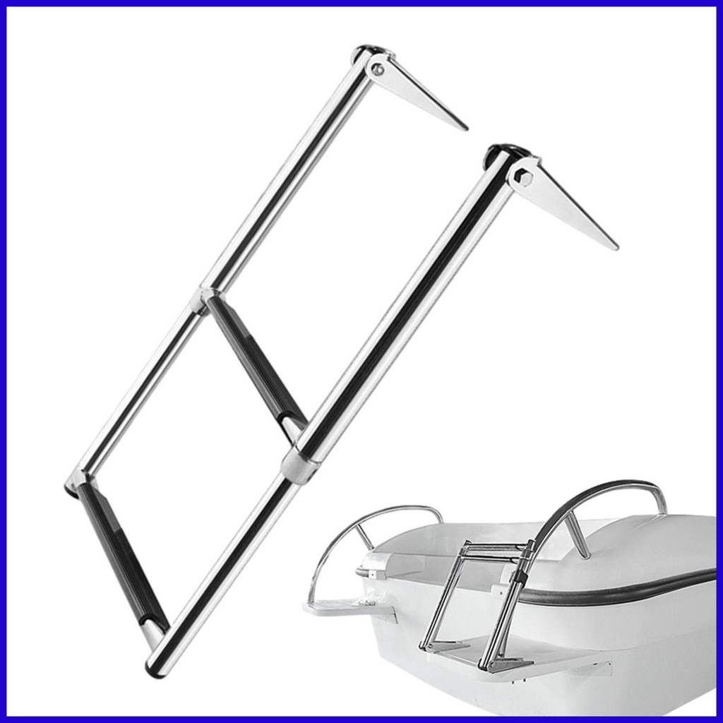 Marine Folding Ladder Non-Slip Climbing Ladder Extendable Telescopic ...