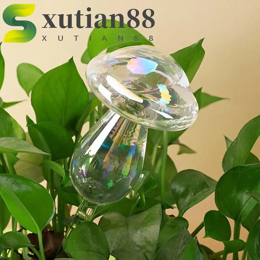 XUTIAN Plant Watering Glass Globes, Mushroom Shape Glass Mushroom ...