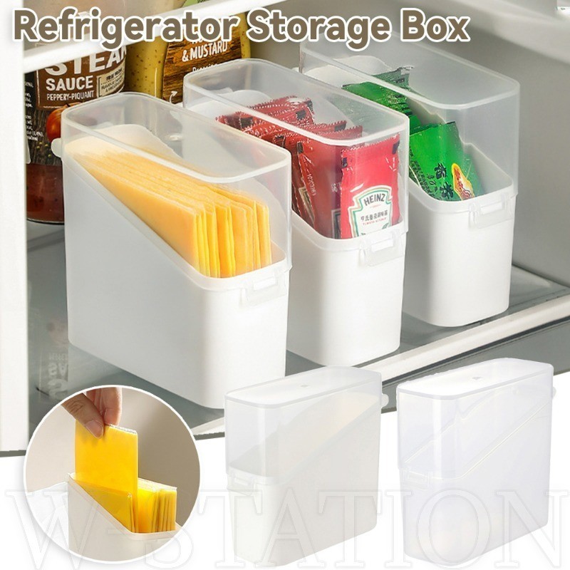 Refrigerator Food Storage Box - Fresh-Keeping Case with Lid - For ...