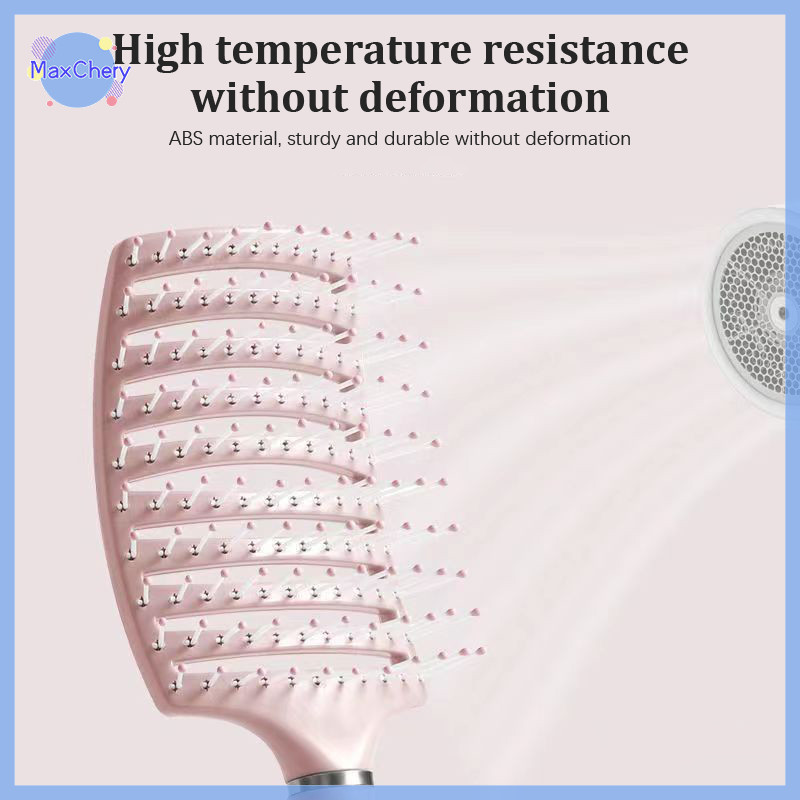 MCHY> Detangle Hairbrush Hairbrush Air Cushion Comb Fluffy AntiHair Loss Massage Hair Brush For