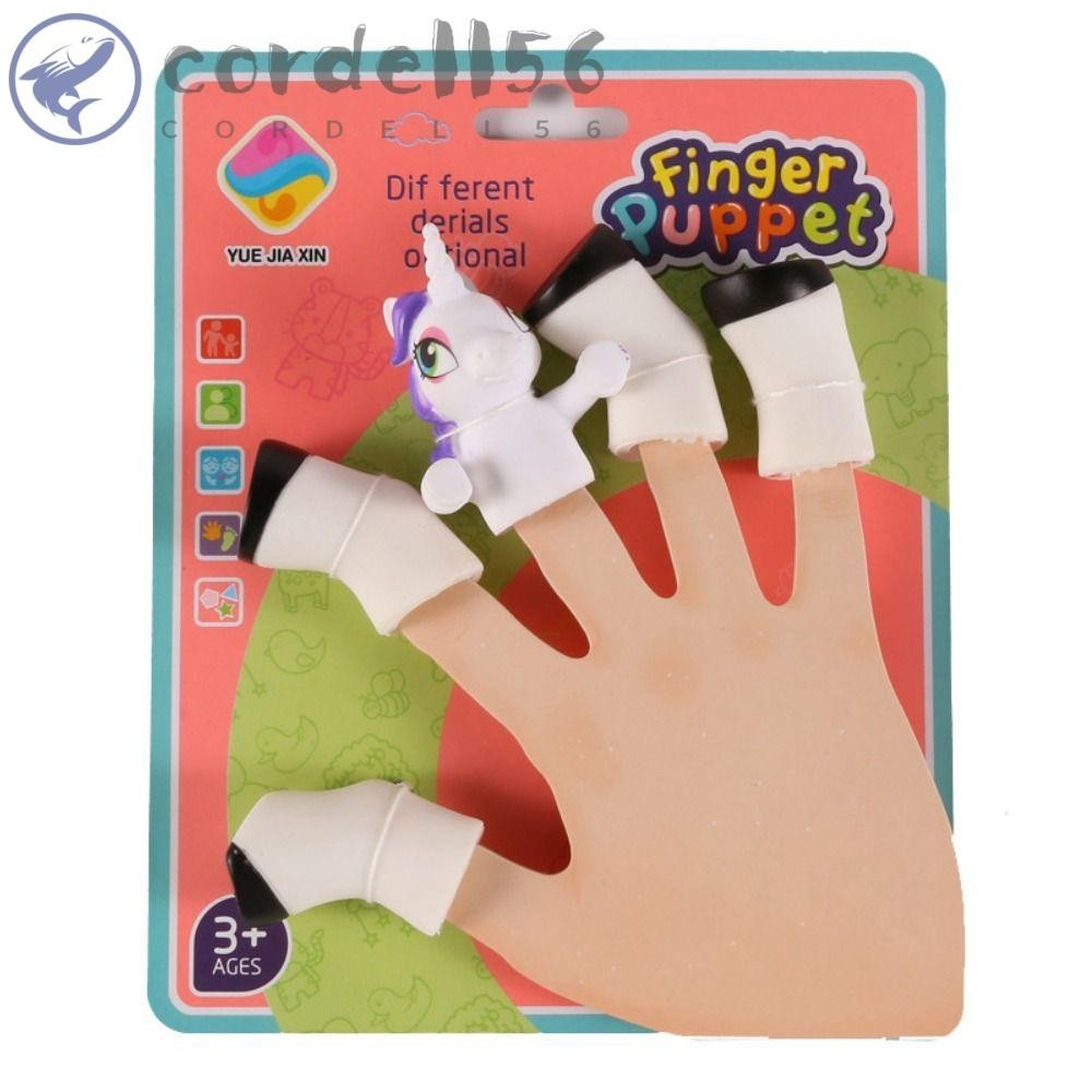 Cordell Cartoon Finger Puppet, Mini Hand Puppets Mini Animal Hand 