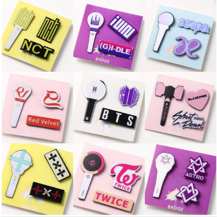 3pcs KPOP BTS Bp Blackpink Twice Sk Txt Nct En Astro Seventeen G-idle ...