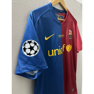 08-09 Barcelona Top Quality Home Retro Soccer Jersey custom T-shirt ...