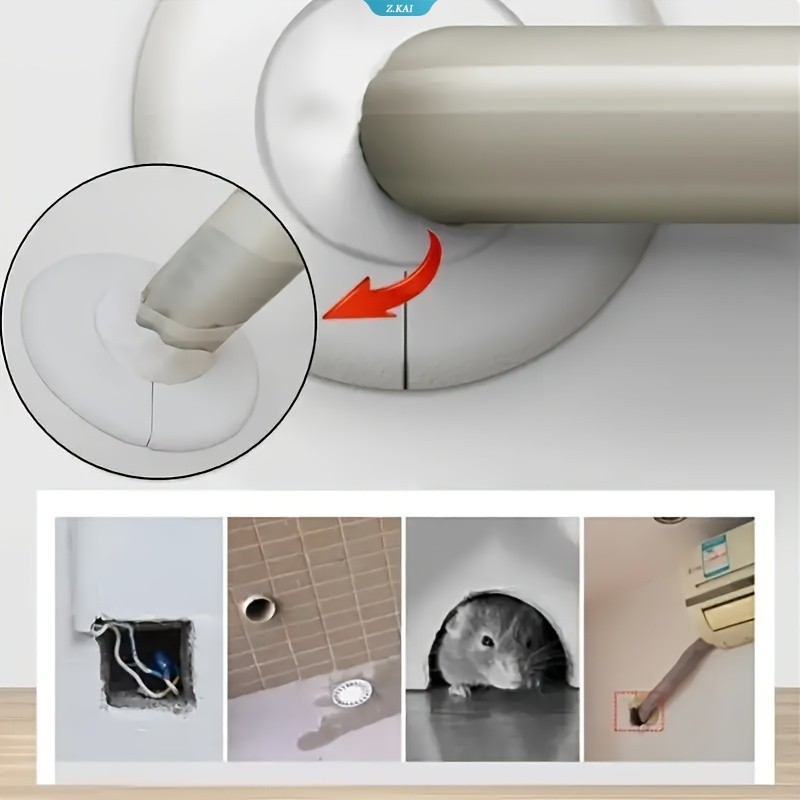 Air Conditioning Hole Sealant Putty, Pipe Sealing Compound, Home Wall ...