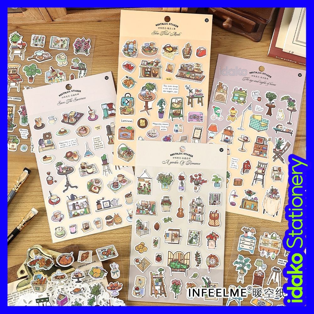 Idako [Aftertaste Missing Series] Synthetic Paper Sticker Fresh Retro ...
