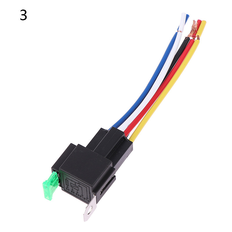 Eas 1Pc 4Pin/5Pin 30A Auto Relay With Fuse Coil Voltage 12V/24V DC ...