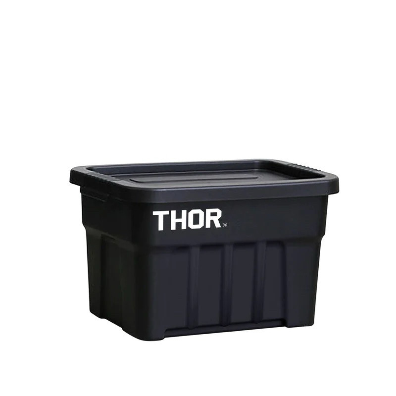 Thor Tote Box with Lid - 22L Capacity Stackable Storage Container ...