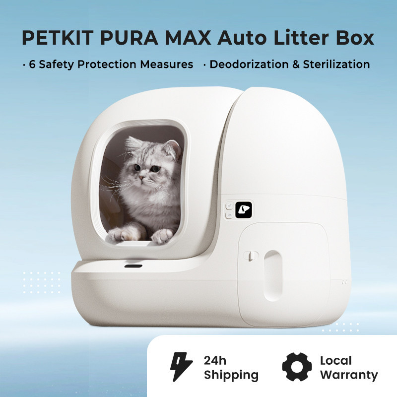 PETKIT Pura Max Auto Litter Box SelfCleaning FREE Spray 智能猫砂盆 Malaysia