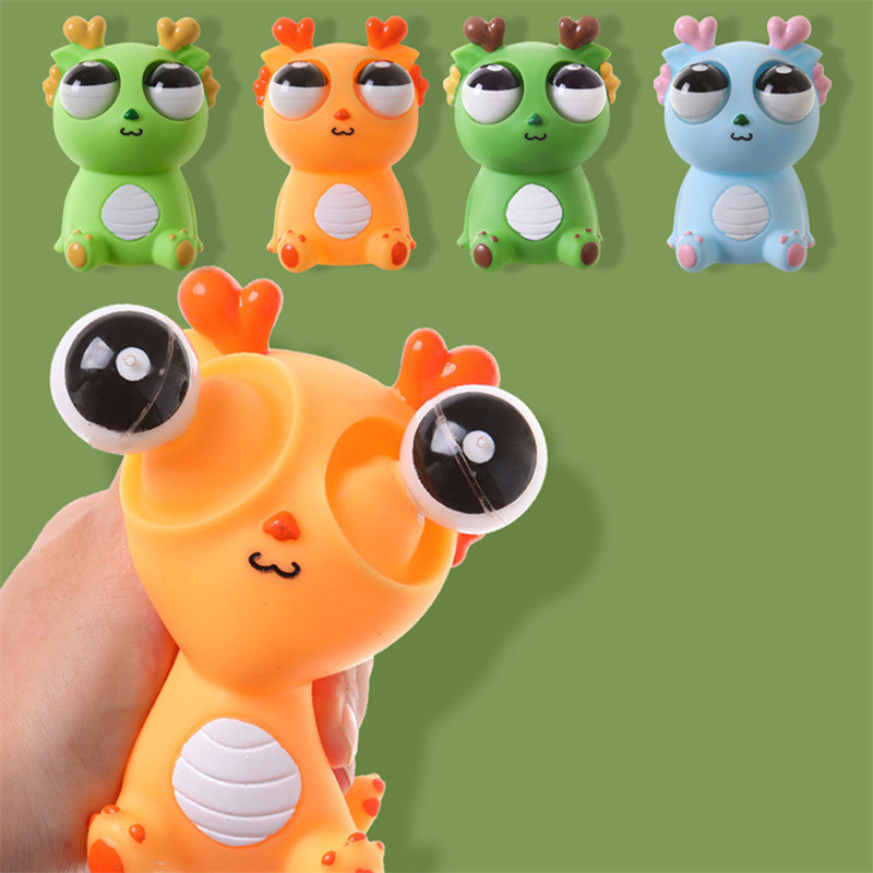 Cute Explosive Eyed Dragon Children's Dinosaur Decompression Toy ...