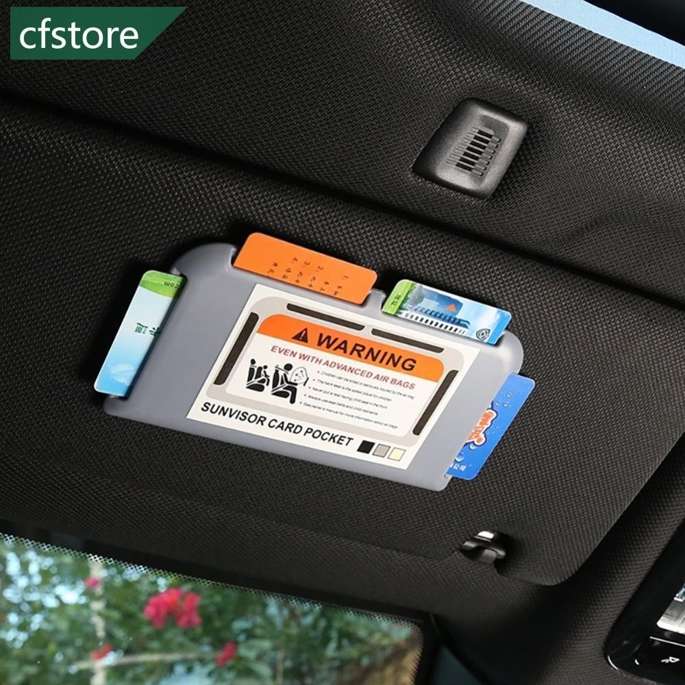 CFSTORE Car Sun Visor Card Holder Car Accessories Card Storage Car Card