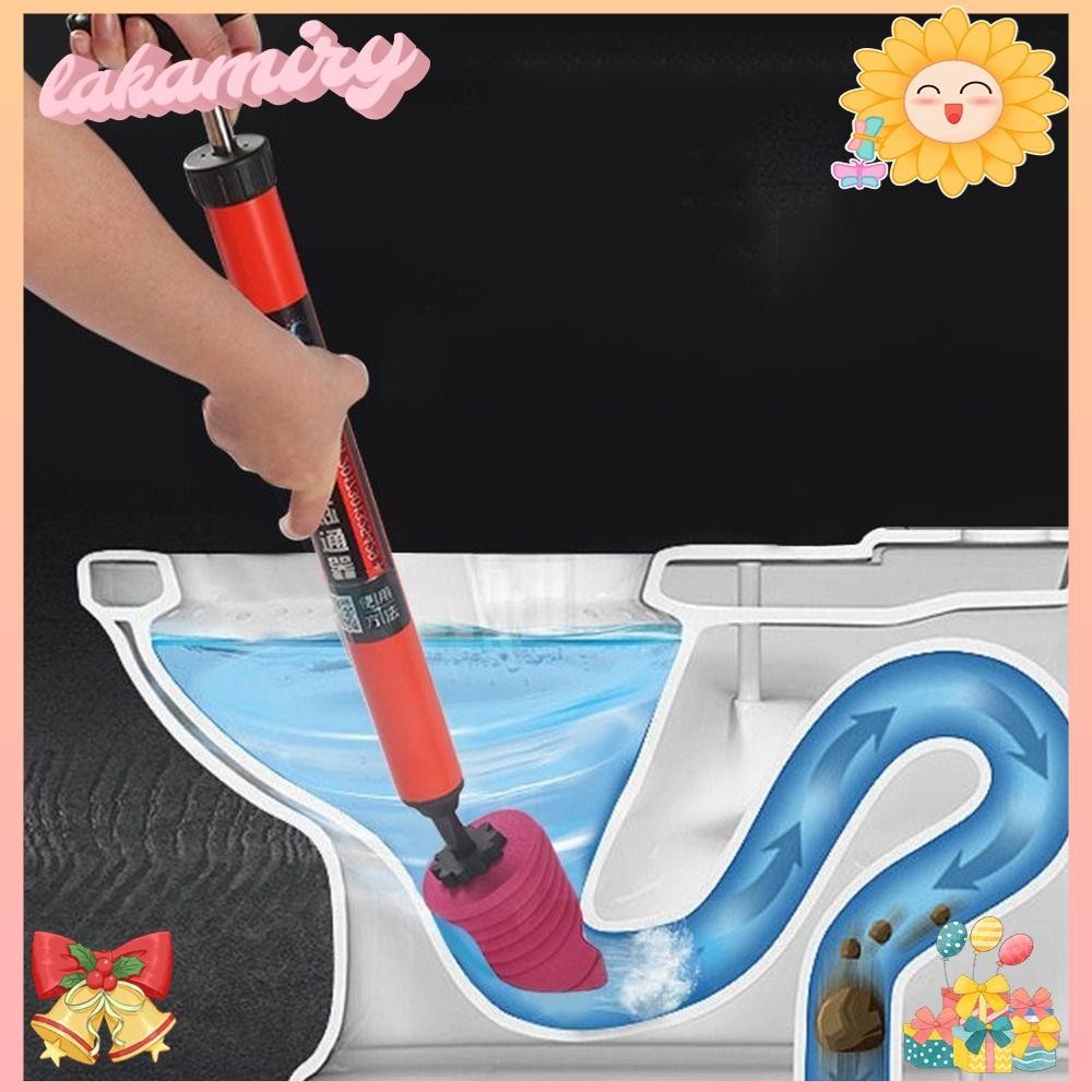 LAKAMIRY Toilet Unblock, Plumbing Tool Pneumatic Piston Toilet Pipe ...