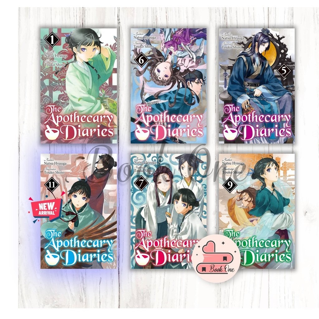 The Apothecary Diaries (Light Novel) book series Natsu Hyuuga (English) Book.One Shopee Malaysia